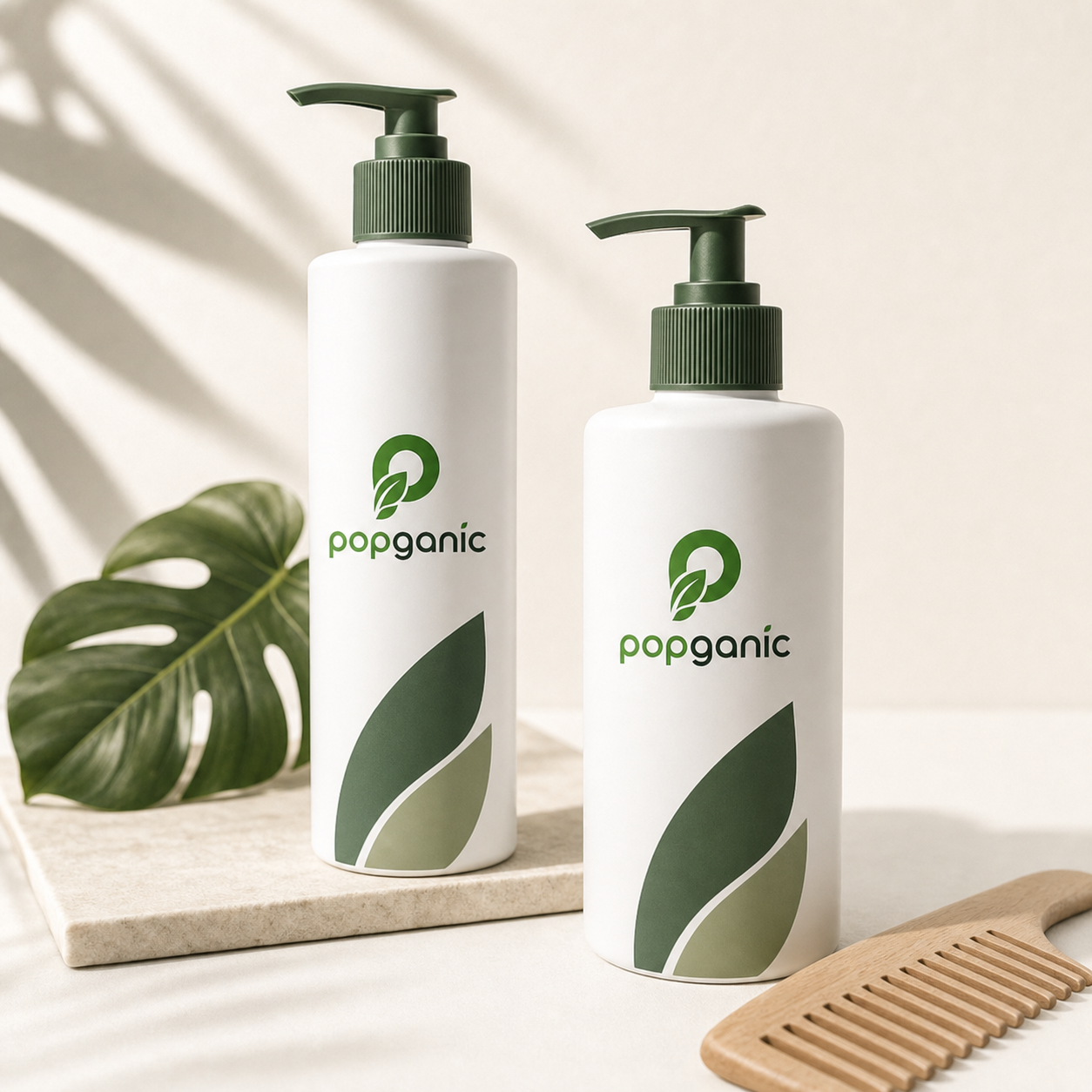 Popganic hair product line concept